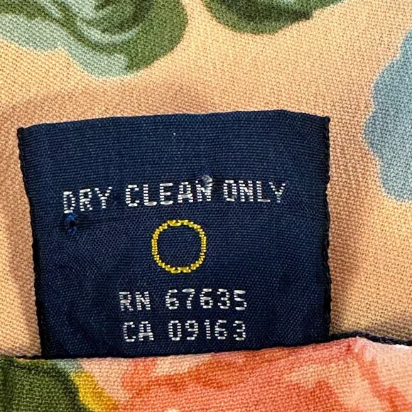 Vintage Ralph Lauren Peach Floral Button Front Maxi Dress 90s Y2K - Picture 5 of 7